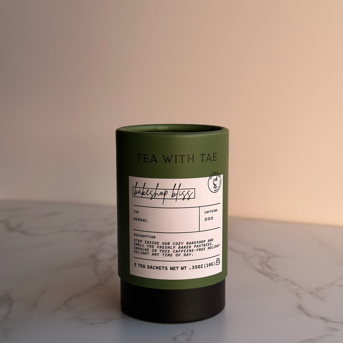 Bakeshop Bliss Holiday Mini Tea Tube