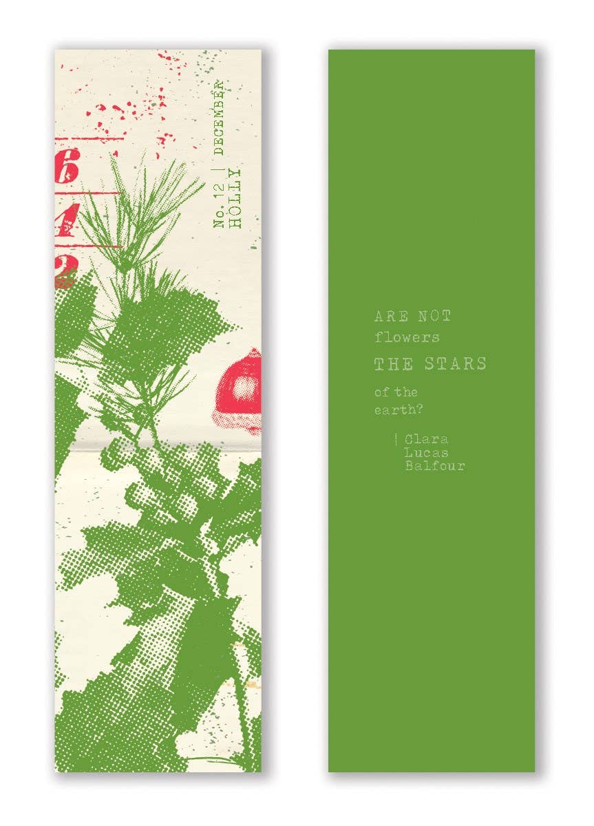 Mark the Year Bookmark Box (A Floral Bookmark for Each Month)