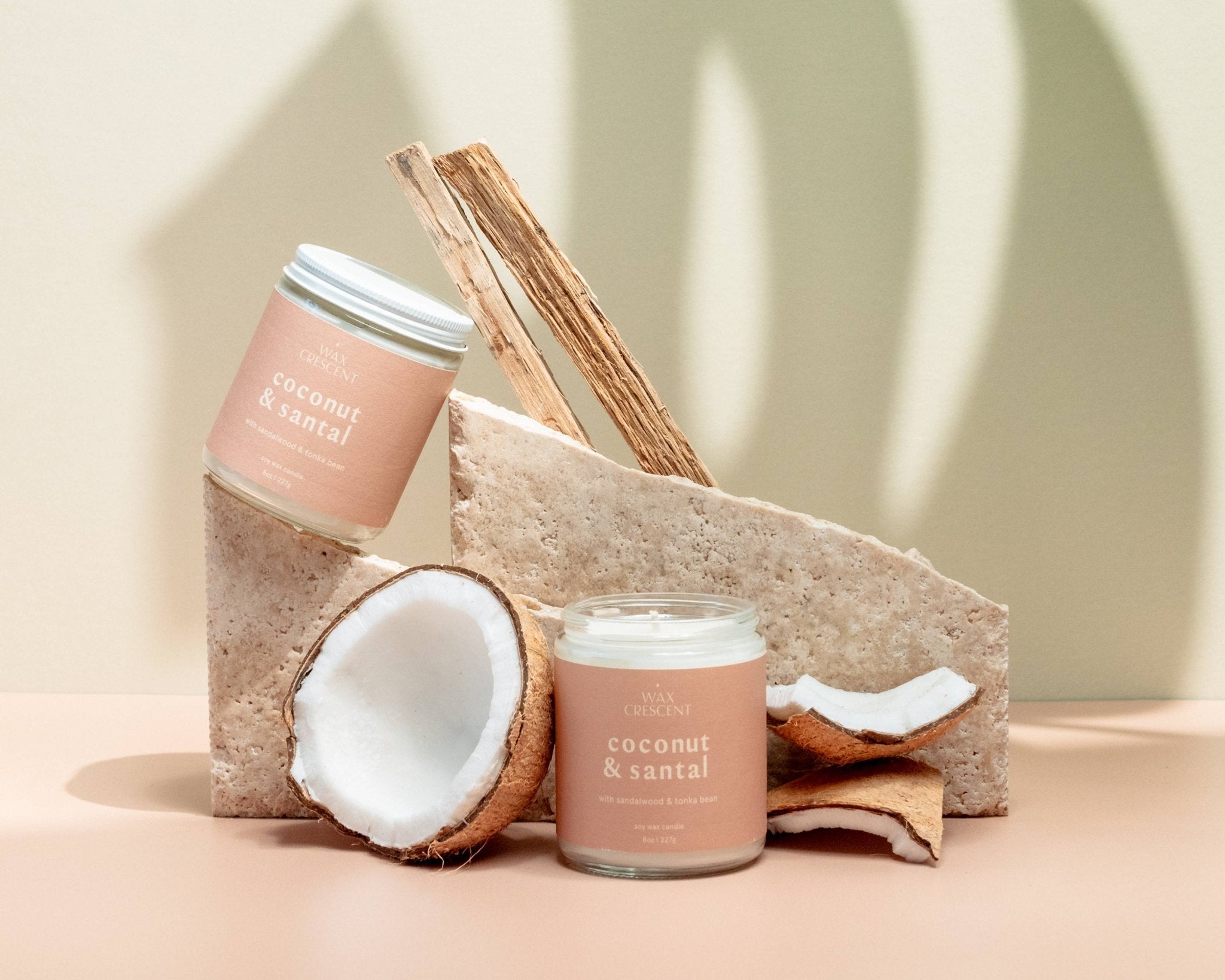 Coconut & Santal Soy Wax Candle