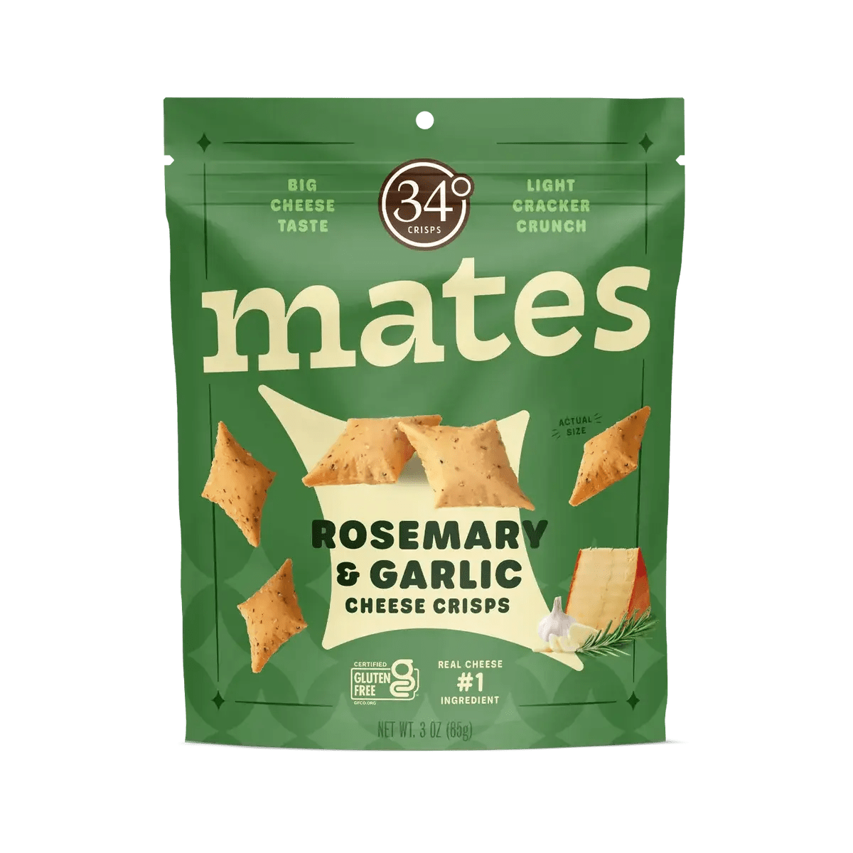 A green bag of 34°C Mate&