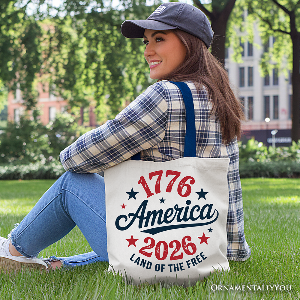 America 1776-2026 Canvas Tote Bag