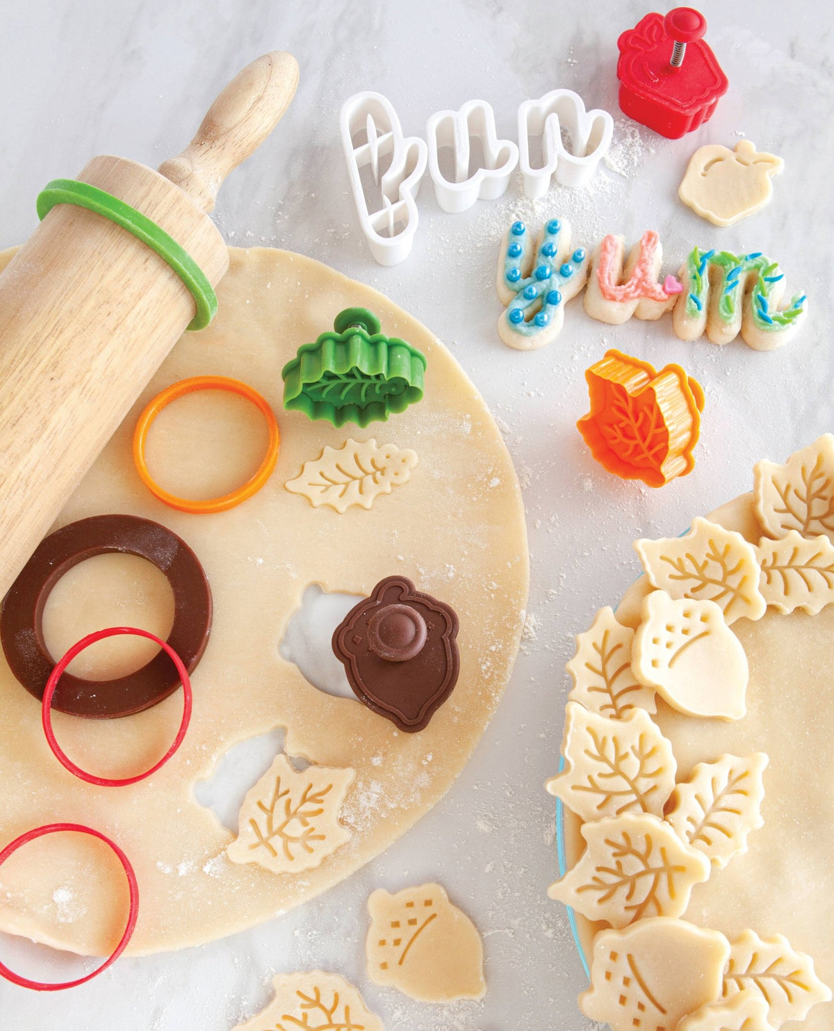 Fall Pie Crust Cutters - Set of 4