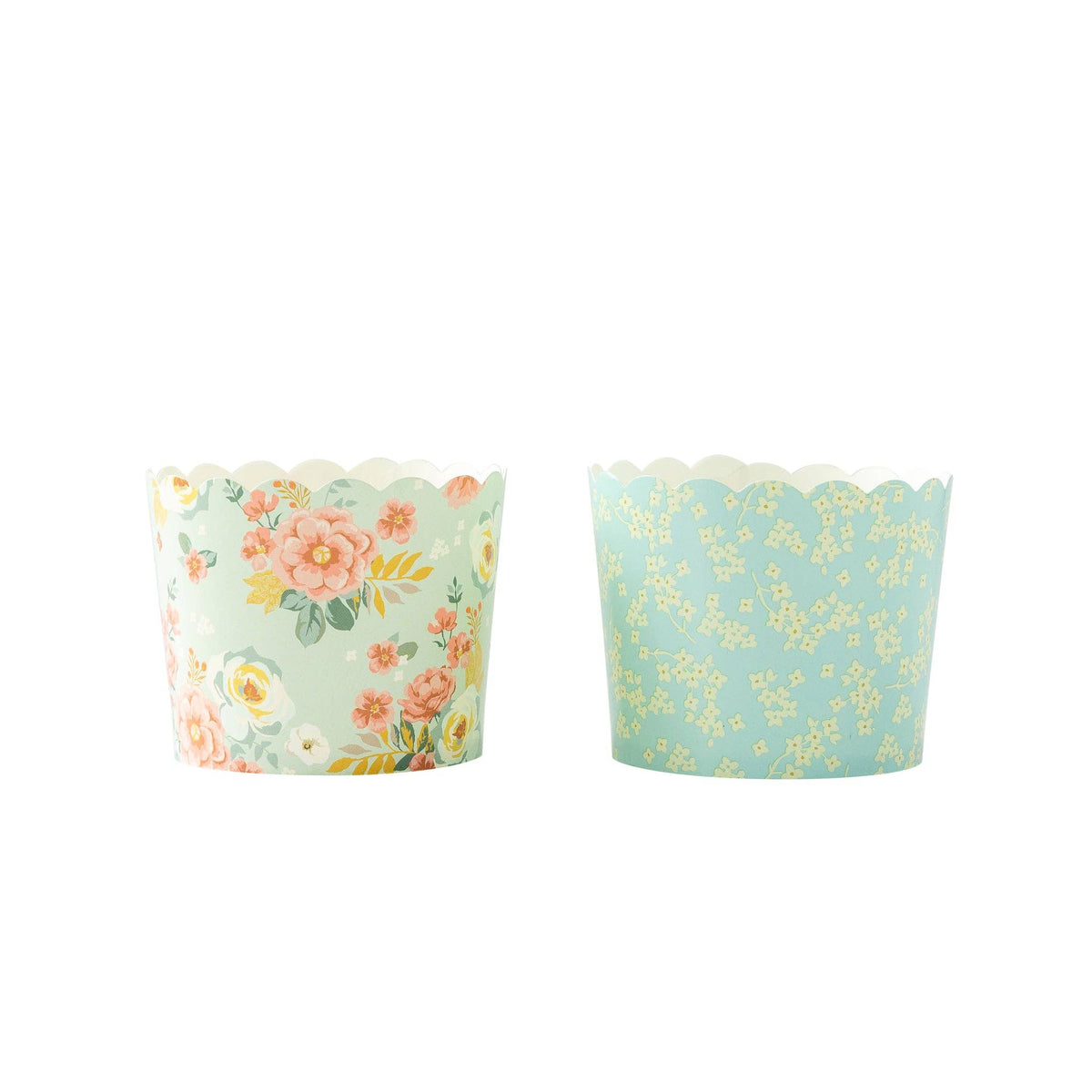 Floral Fabric Baking Cups