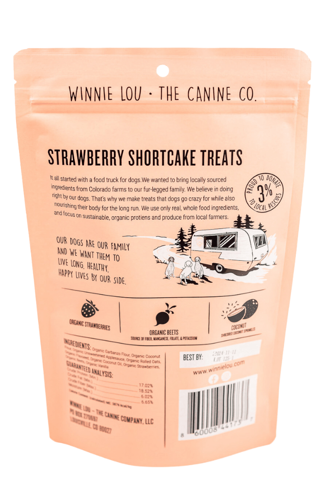 Strawberry Shortcake Biscuits for Dogs