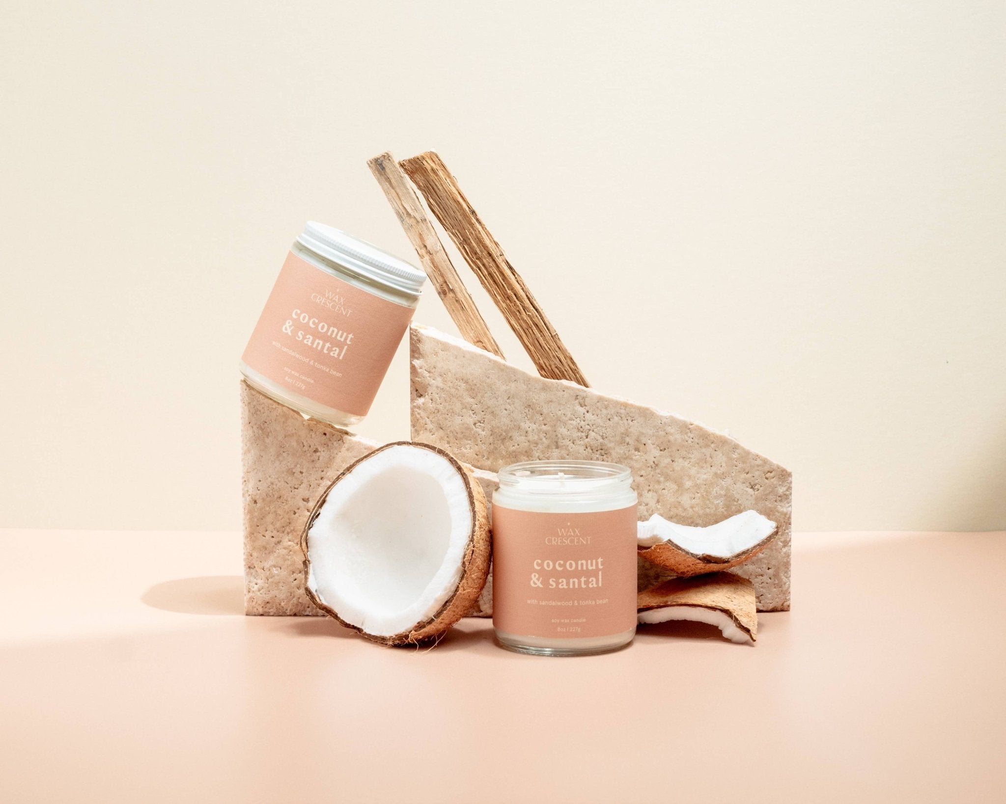 Coconut & Santal Soy Wax Candle