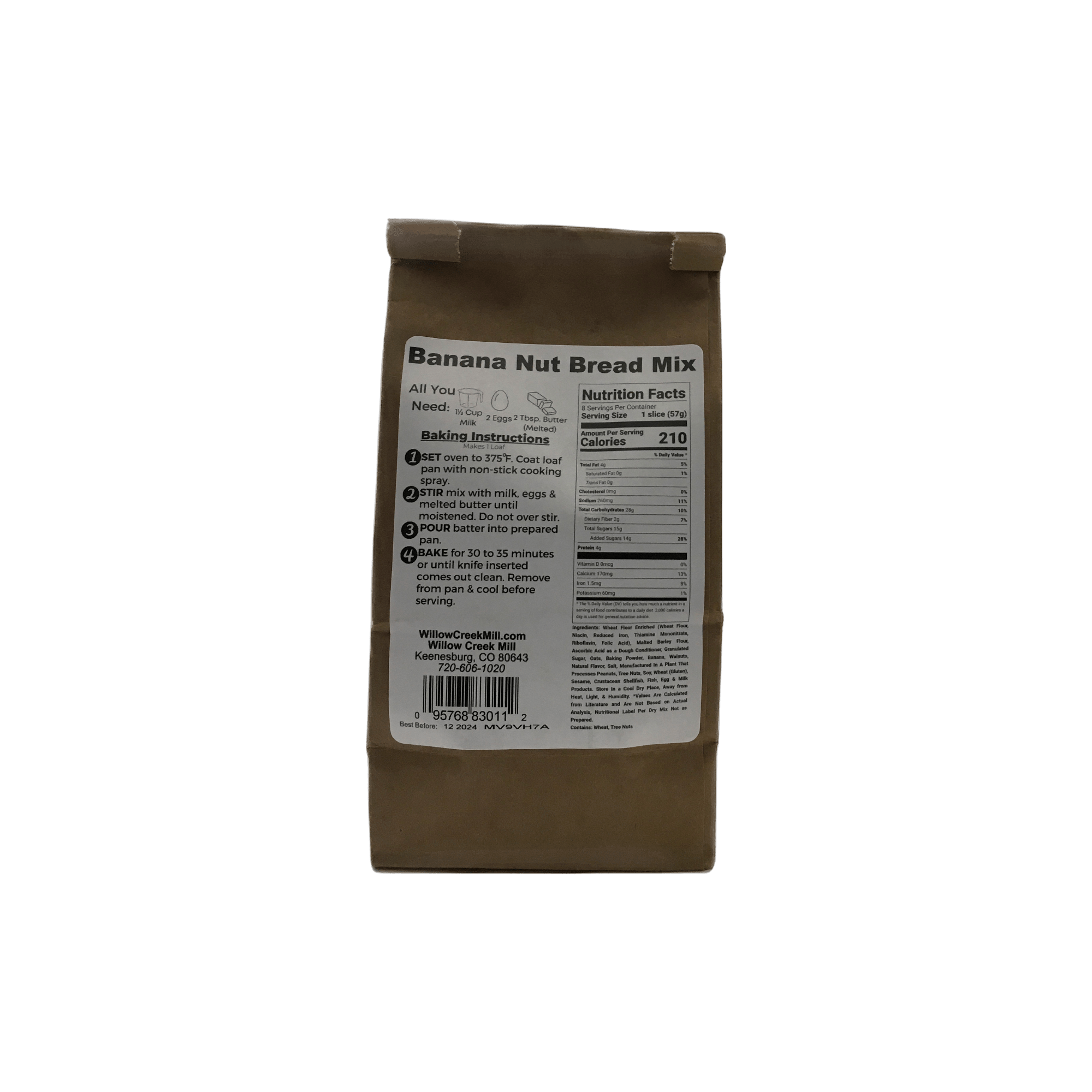 Banana Nut Quick Bread Mix