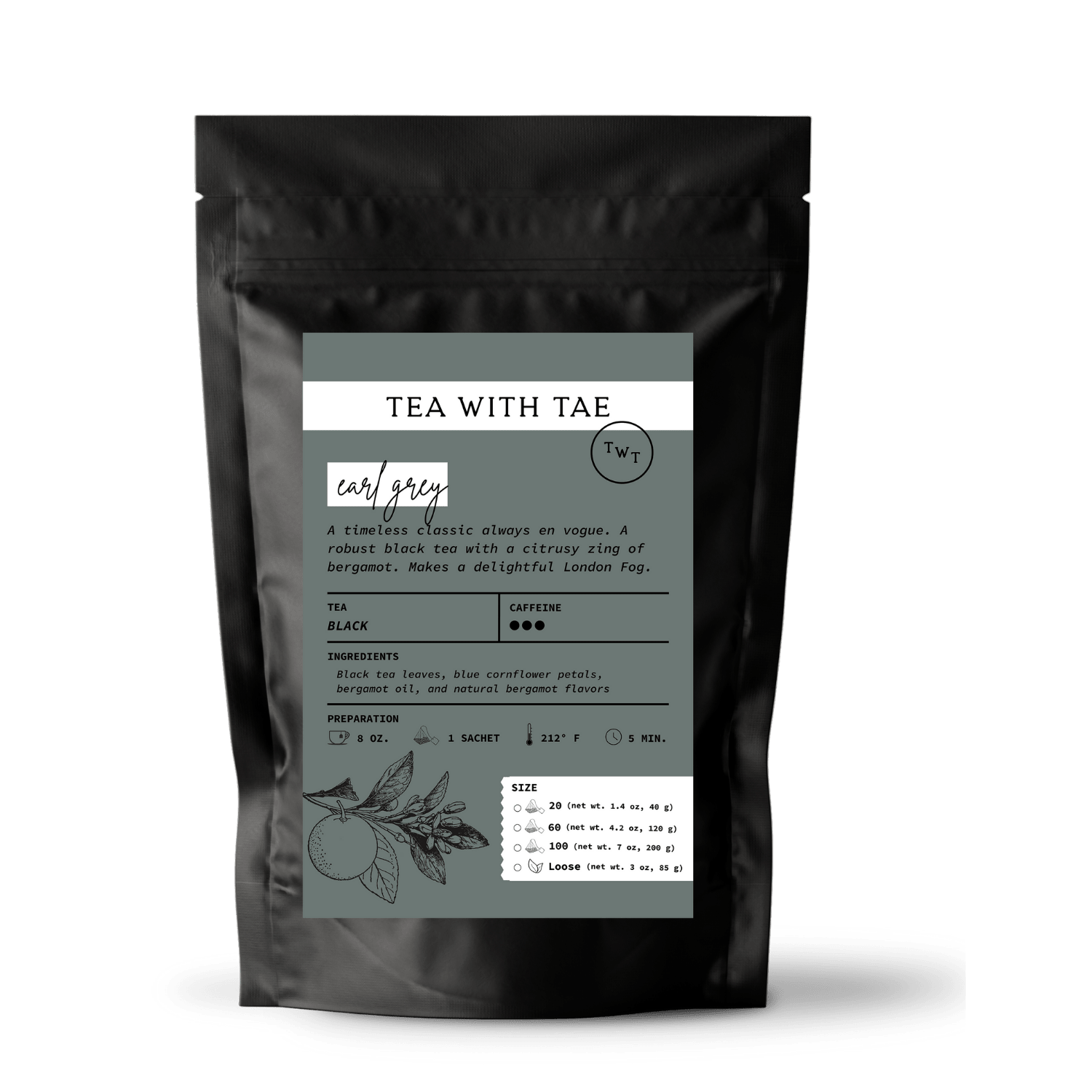 Earl Grey Tea Pouch (20 sachets)