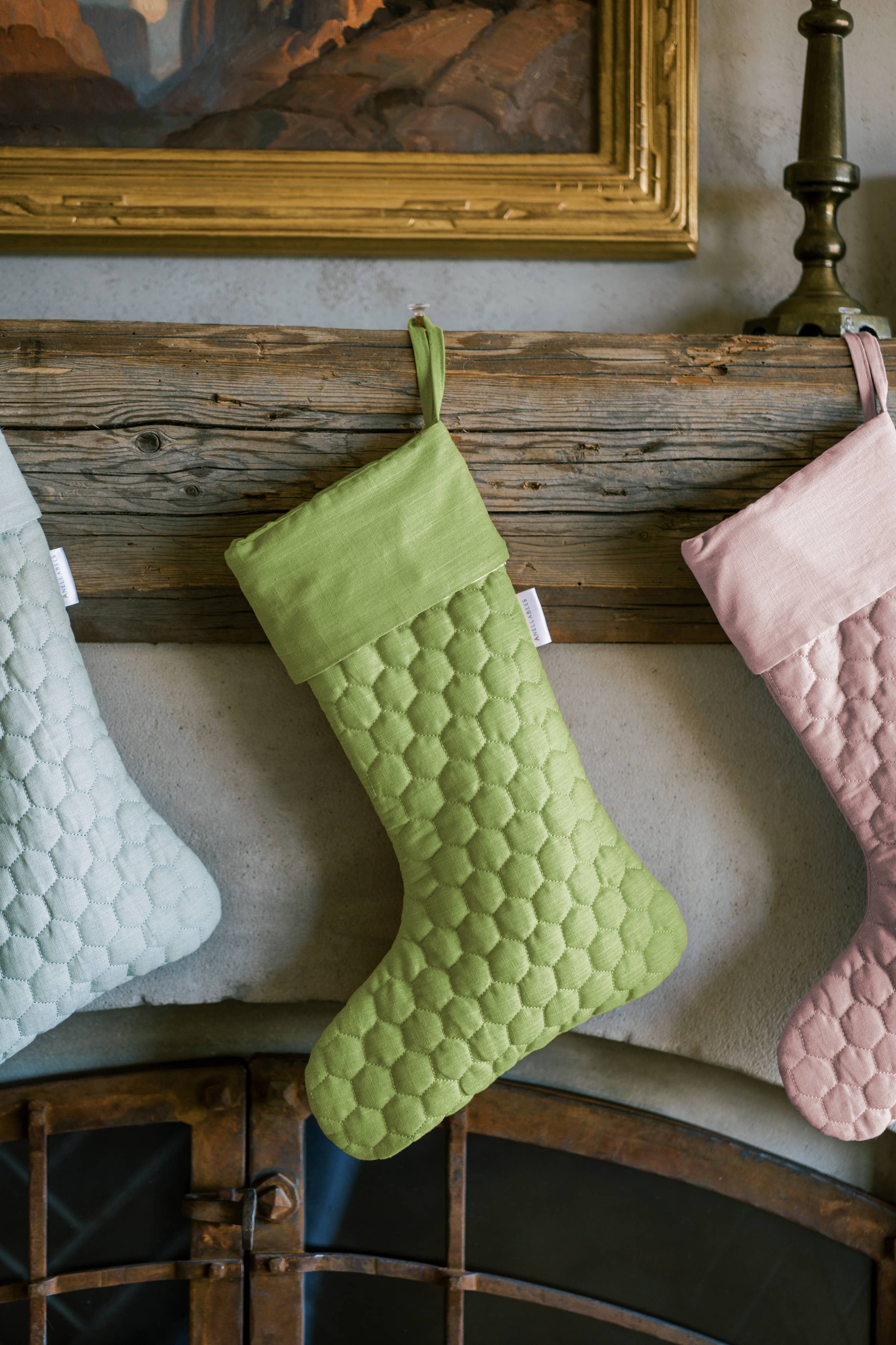 Holiday Linen Stockings