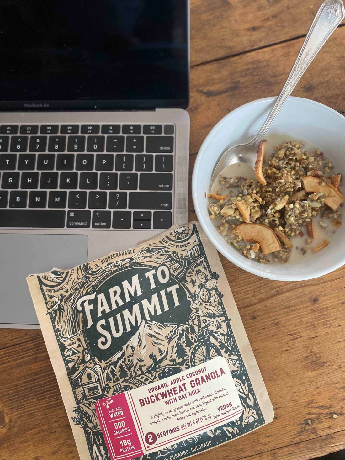 Buckwheat Granola with Oat Milk