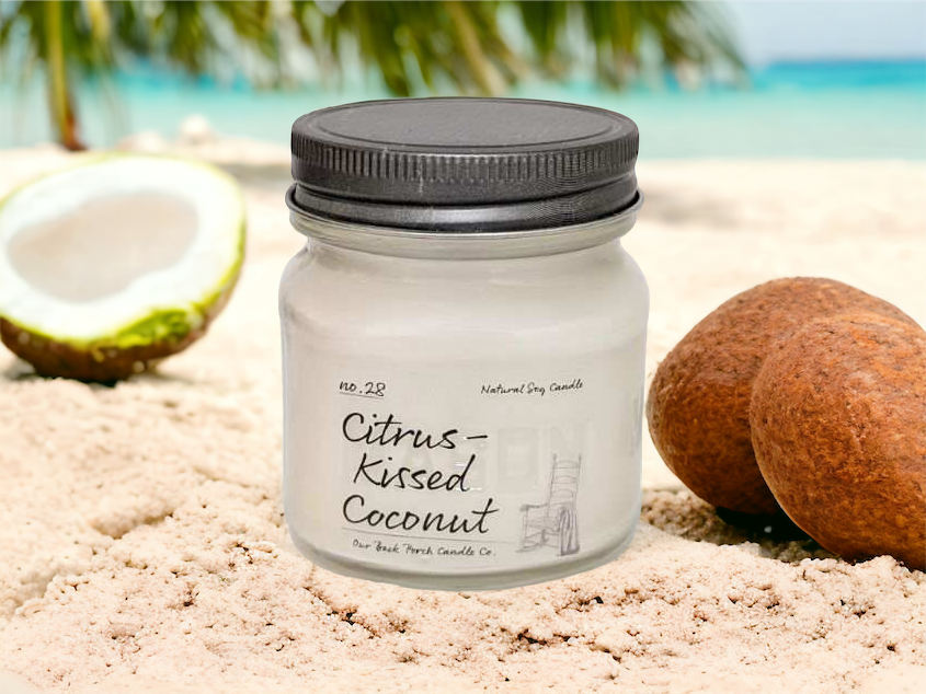 Citrus-Kissed Coconut Candle