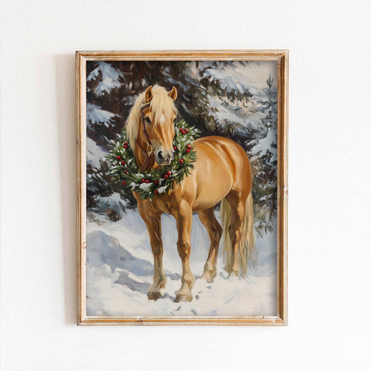 Mare in the Snow Art Print