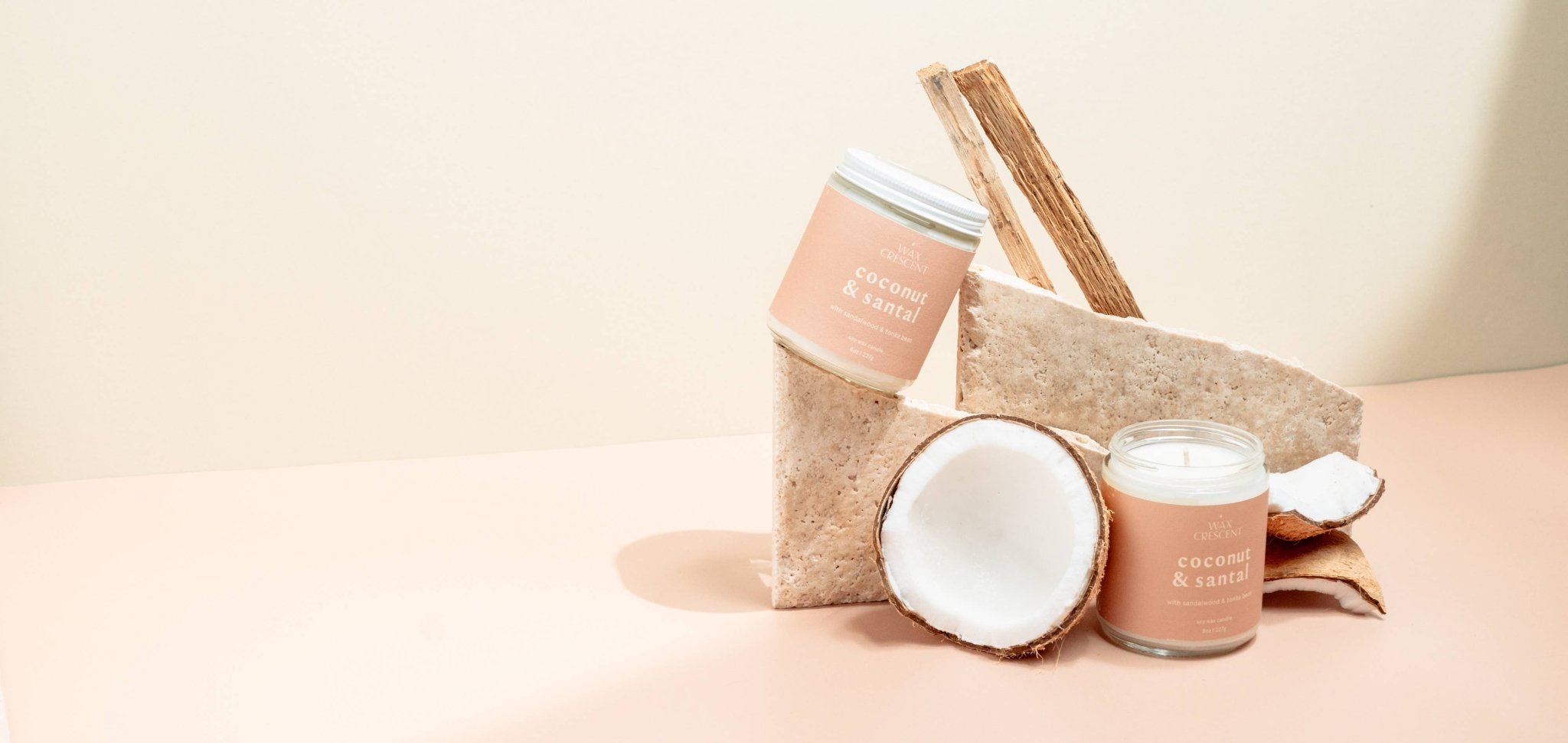 Coconut & Santal Soy Wax Candle
