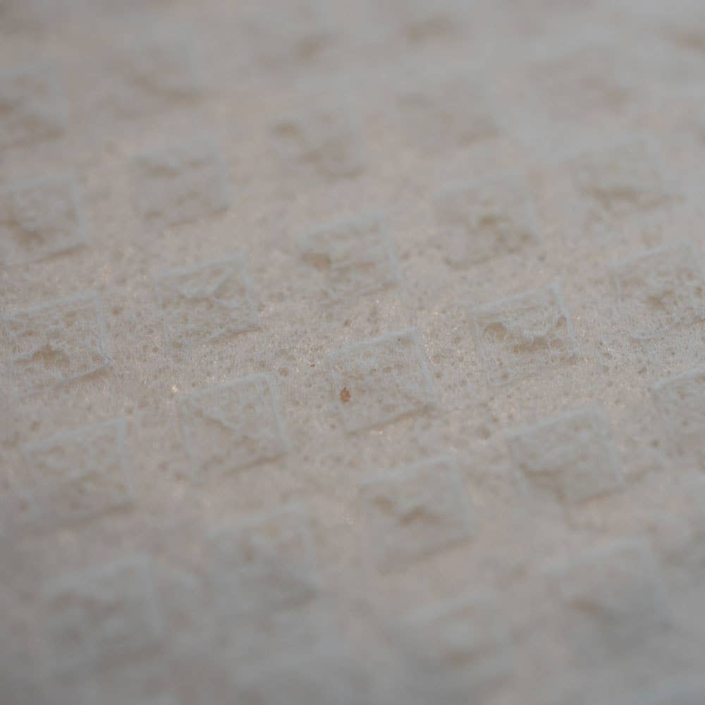 Close-up of a textured beige surface