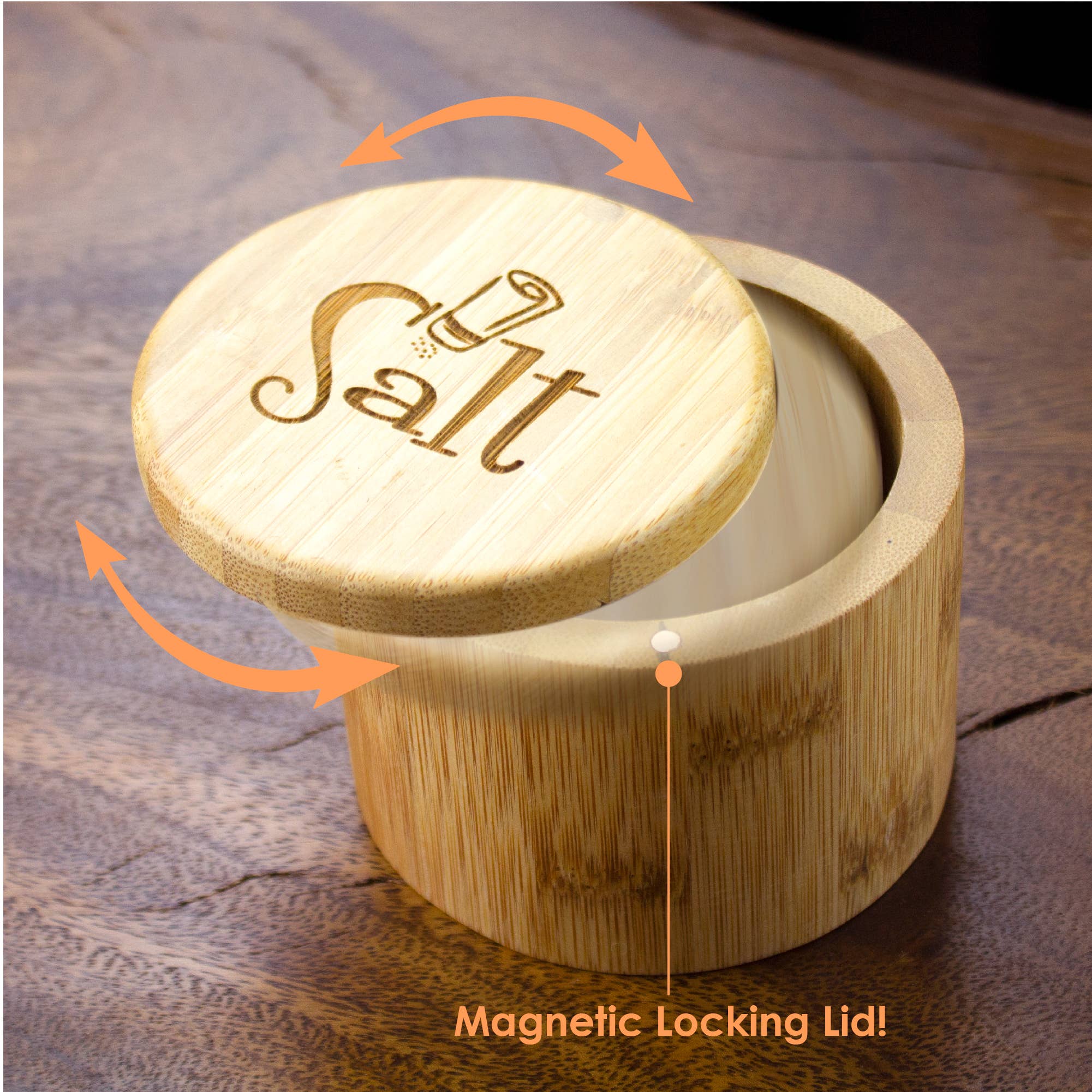 "Salt Shaker" Engraved Salt Box