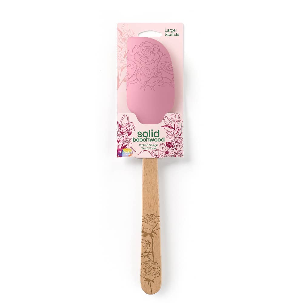 Floral Blooms Silicone Spatula - Large
