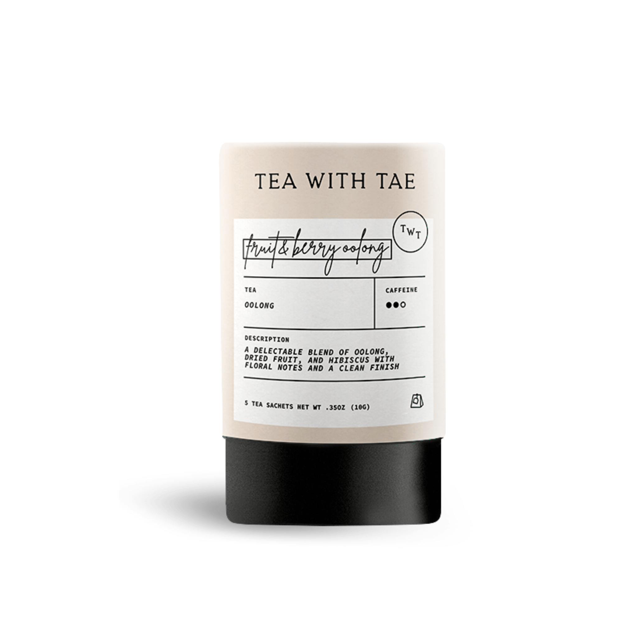 Tea packaging with &
