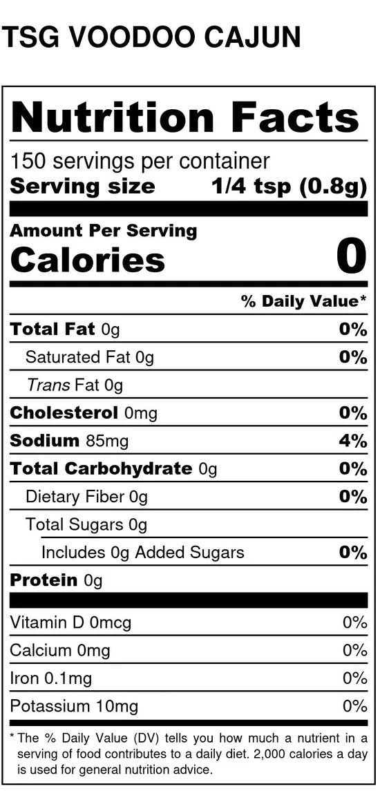 Voodoo Cajun Spice Blend