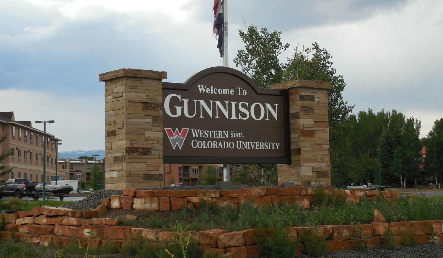 Gunnison Colorado Welcome Sign