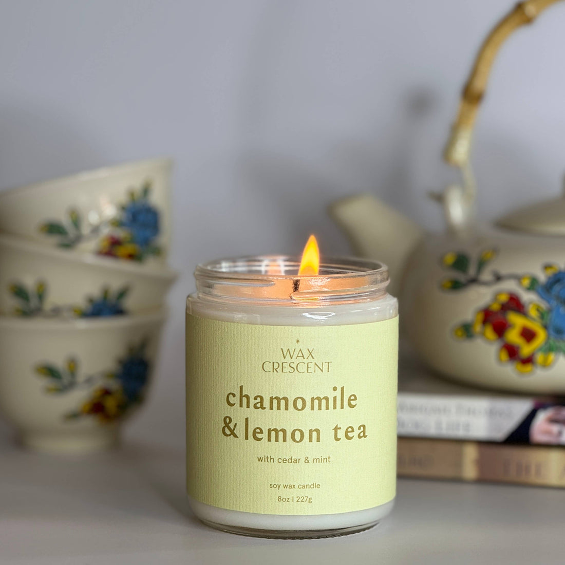 Chamomile & Lemon Tea Soy Wax Candle