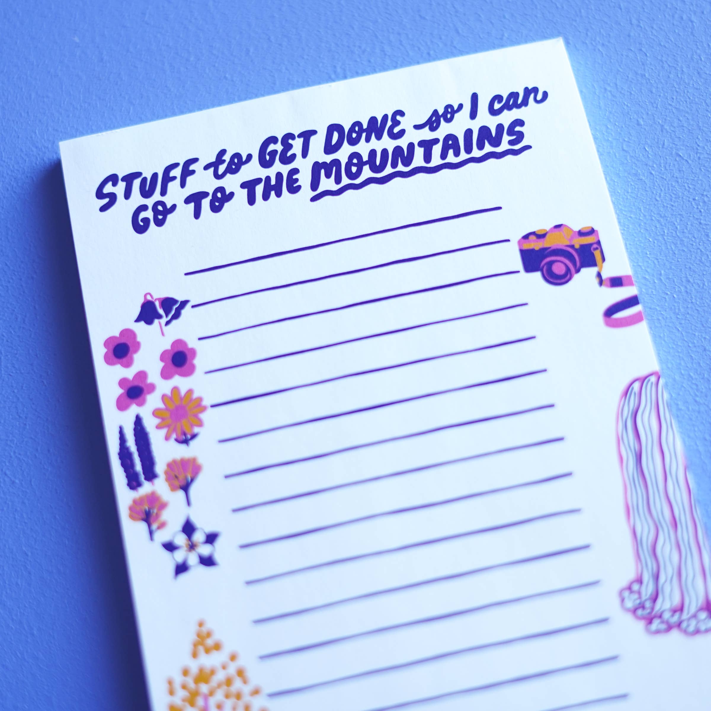 Mountains Notepad