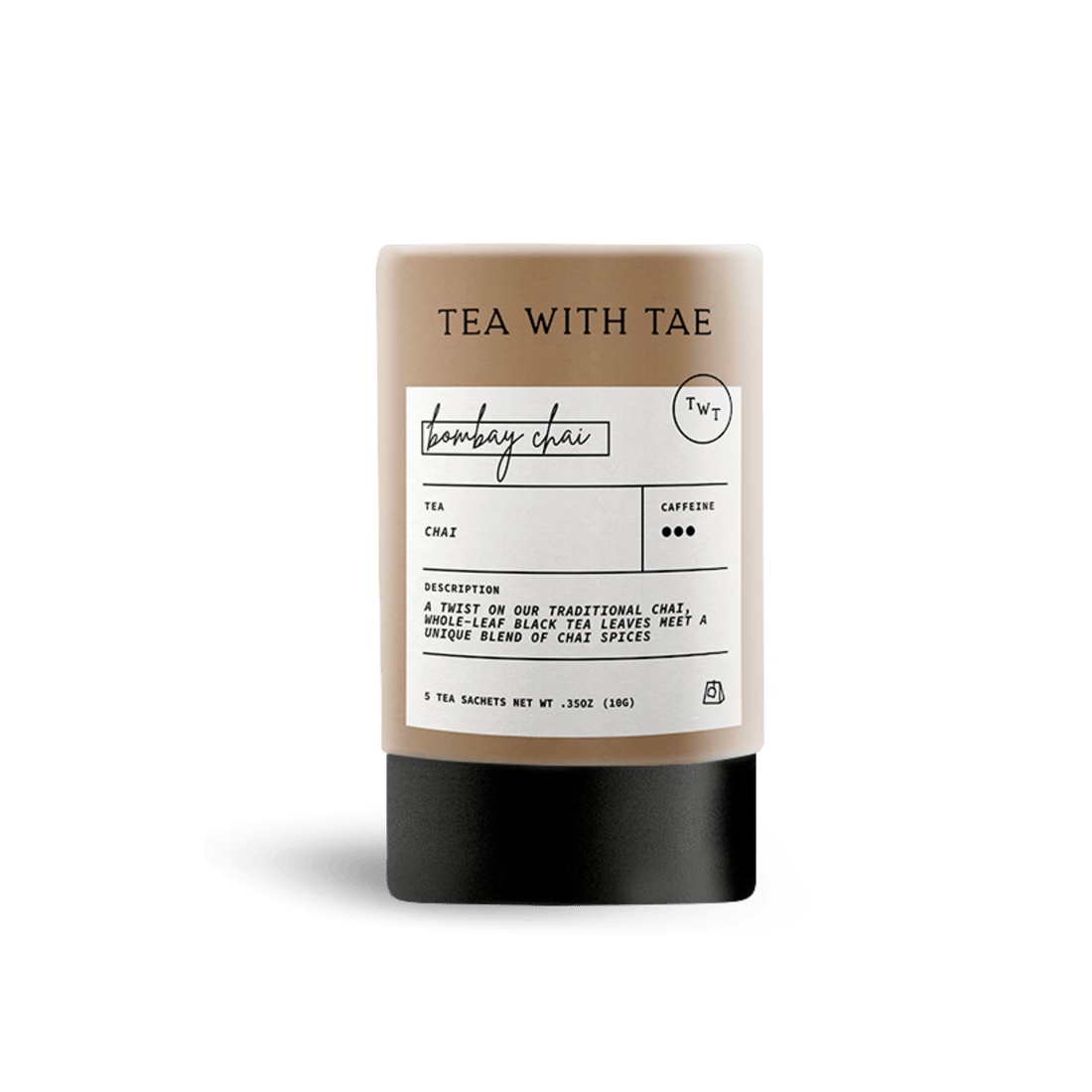 Bombay Chai Black Mini Tea Tube