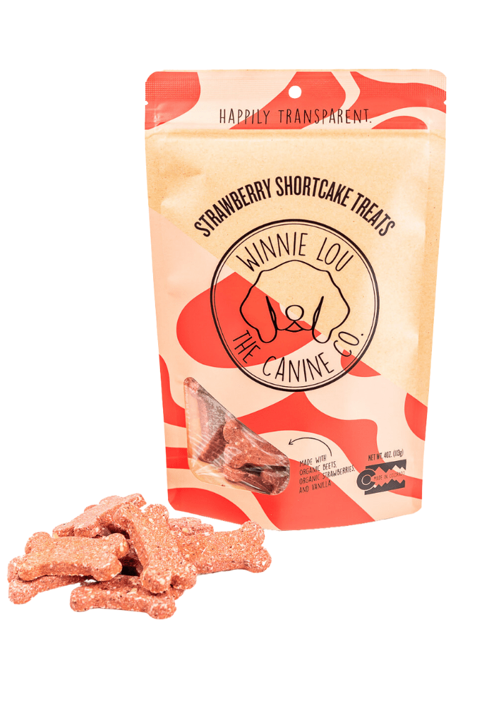 Strawberry Shortcake Biscuits for Dogs