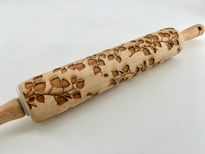 Aspen Branches Embossed Rolling Pin