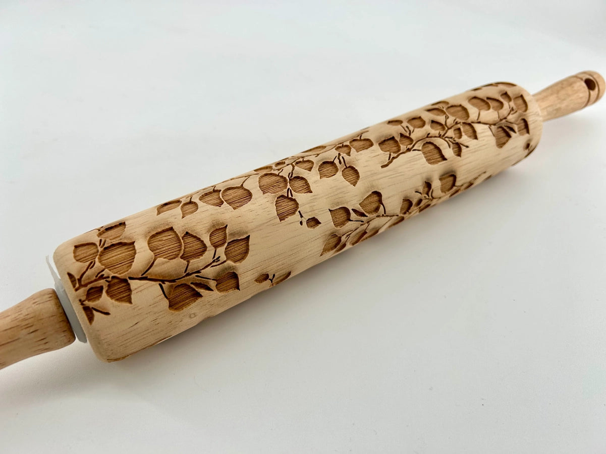 Aspen Branches Embossed Rolling Pin