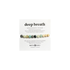 Beaded bracelet packaging with &