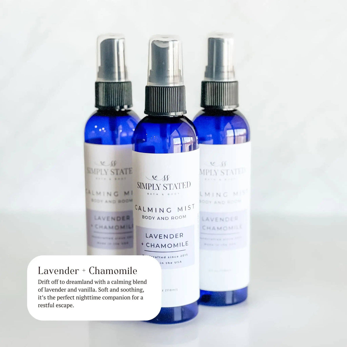 Lavender + Chamomile Aromatherapy Room Spray