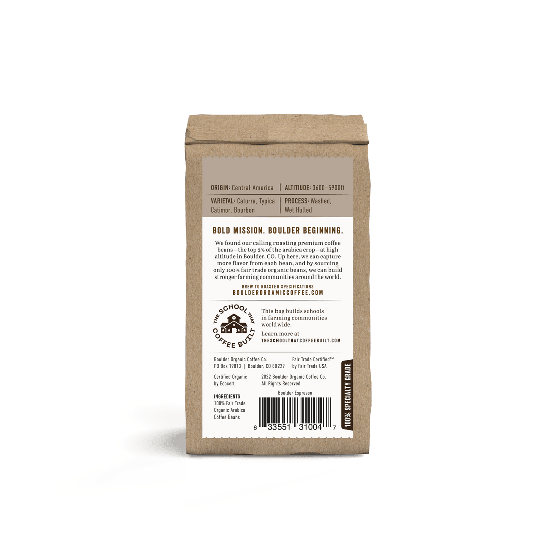 Boulder Espresso Whole Bean Coffee