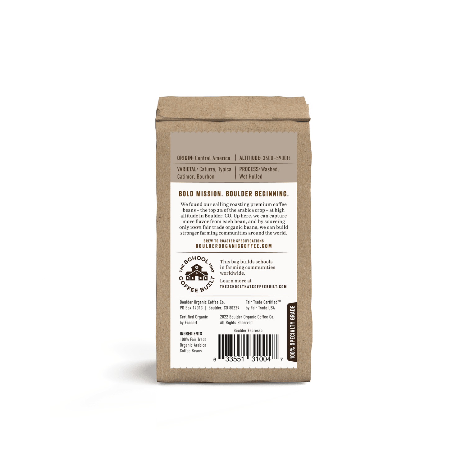 Boulder Espresso Whole Bean Coffee