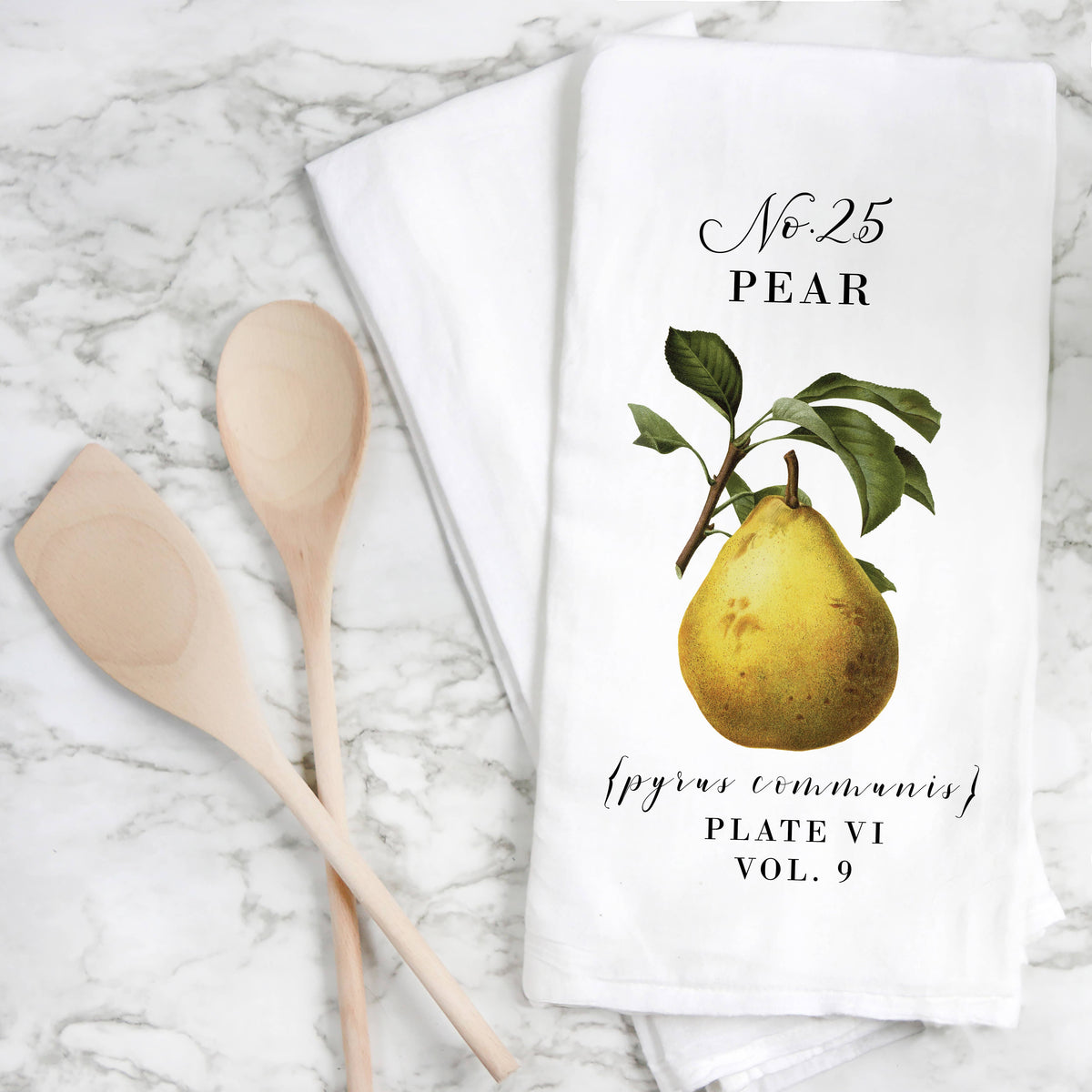 Pear Botanical Tea Towel