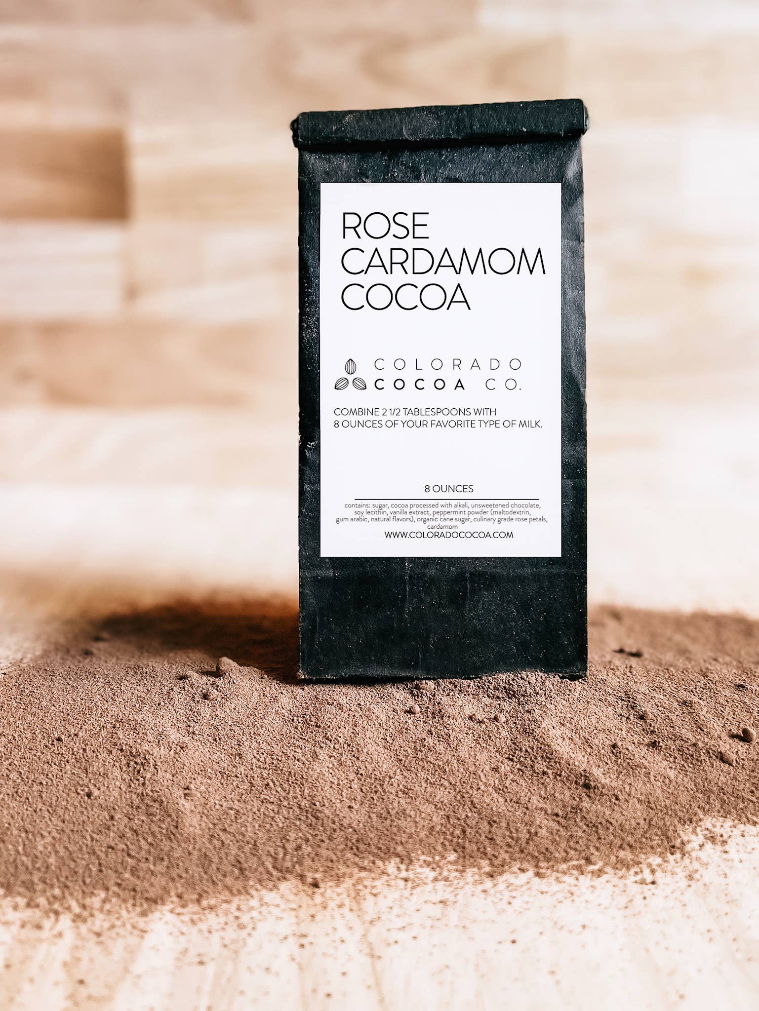 Rose Cardamom Cocoa Mix