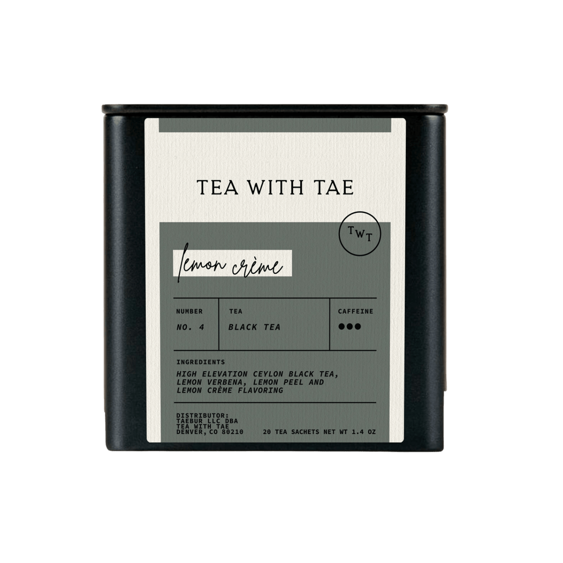 Lemon Crème Black Tea Tin