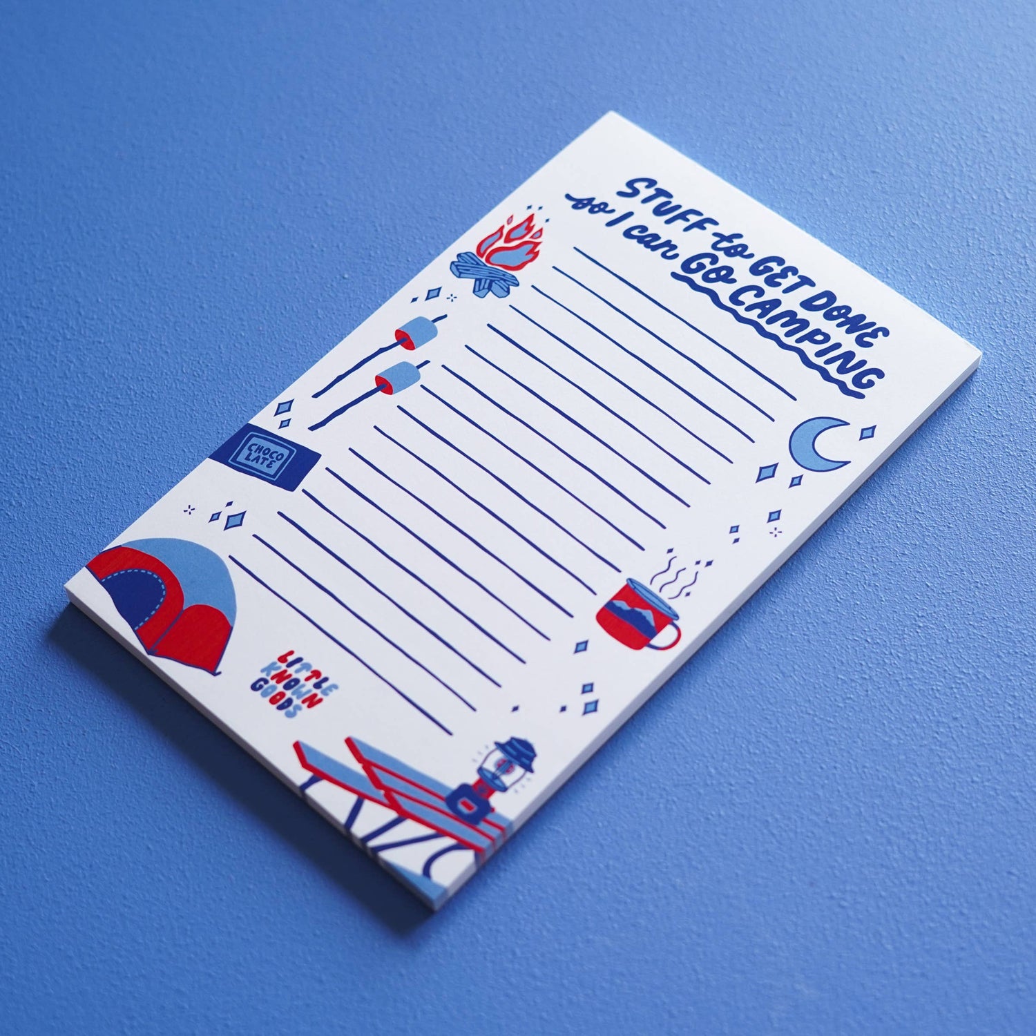 Camping Notepad