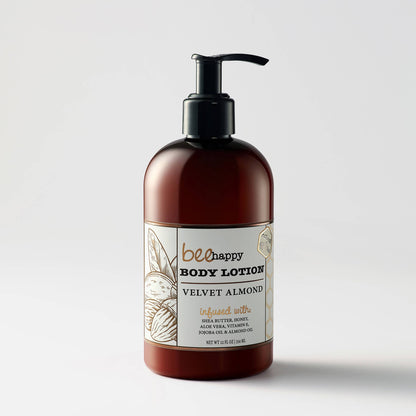 Body lotion bottle with &
