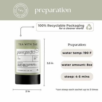 A product information graphic for TW Tea&