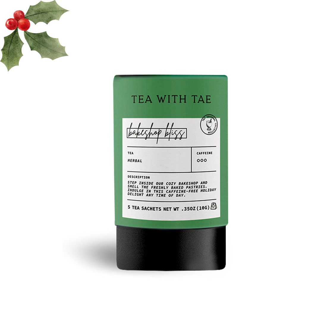 Bakeshop Bliss Holiday Mini Tea Tube