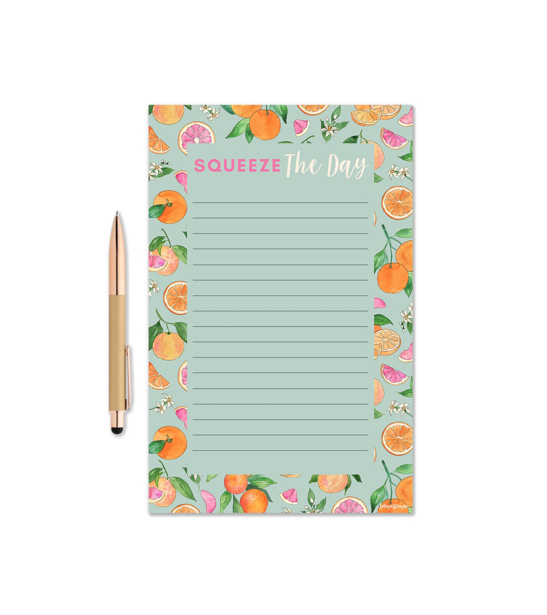 Squeeze The Day Notepad