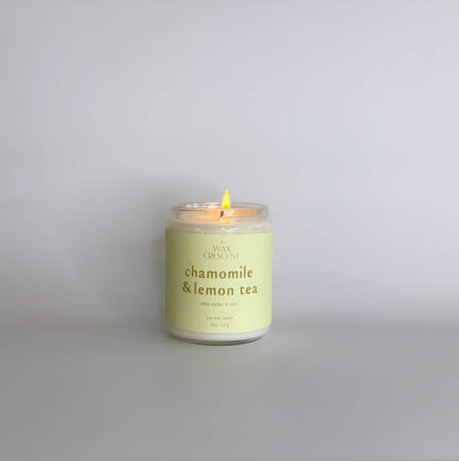 Chamomile &amp; Lemon Tea Soy Wax Candle