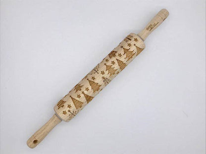 Whimsy Tree Embossed Rolling Pin