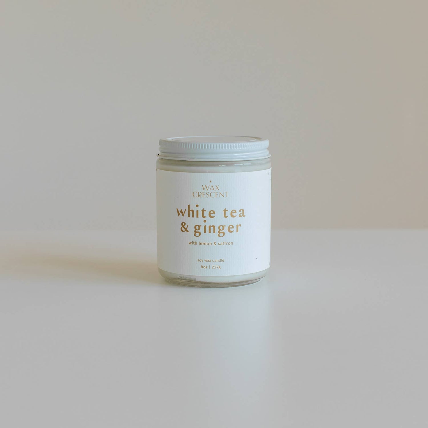 White Tea &amp; Ginger Soy Wax Candle