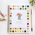 Watercolor workbook titled &