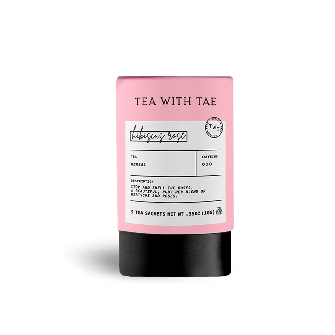 Pink packaging of &
