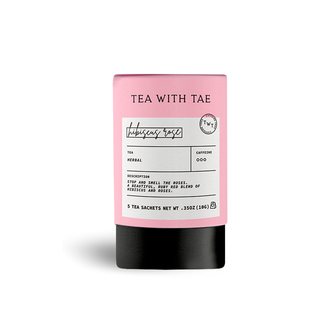 Pink packaging of &