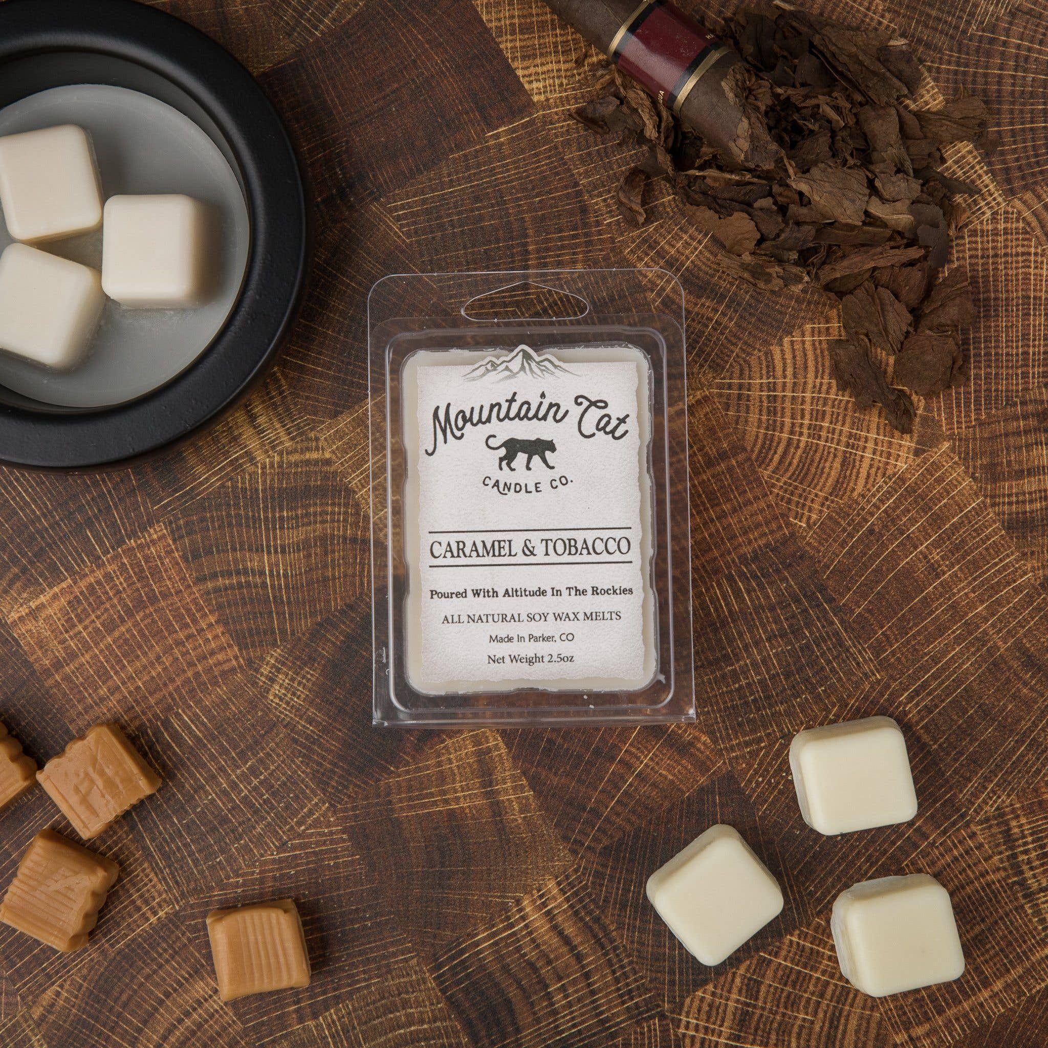 Caramel &amp; Tobacco Wax Melts