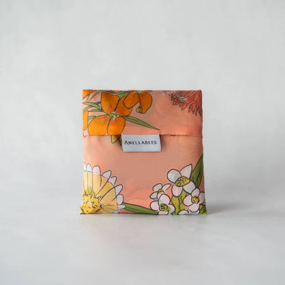 Orange Wildflowers Tote Bag