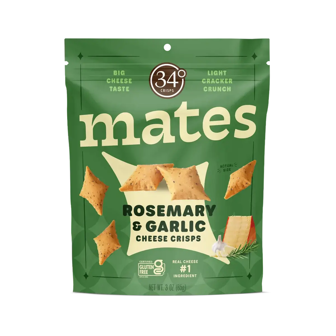 A green bag of 34°C Mate&