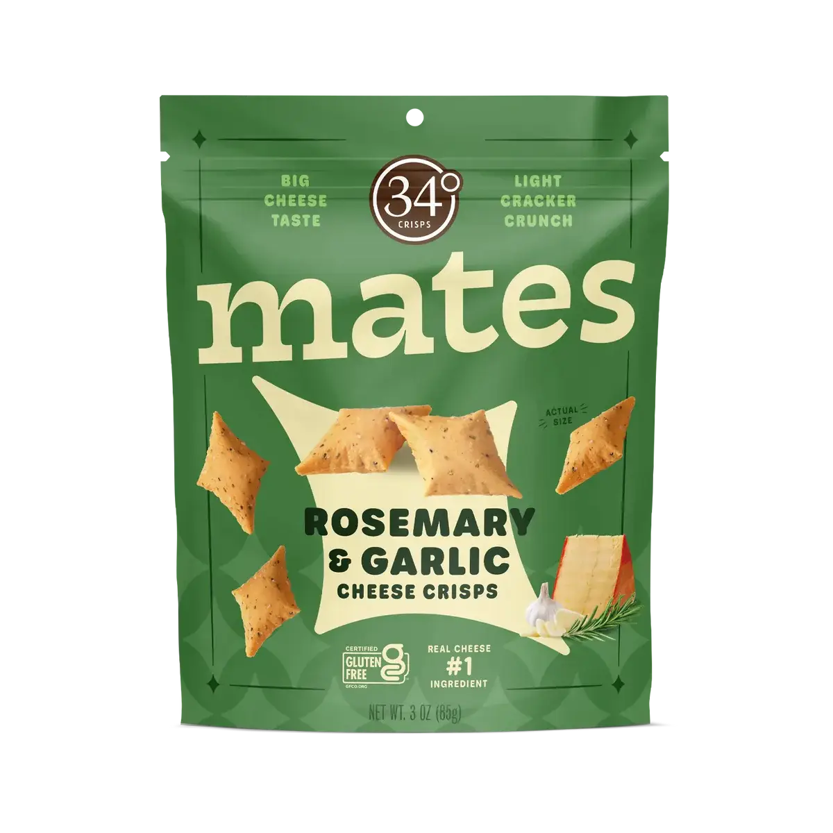A green bag of 34°C Mate&
